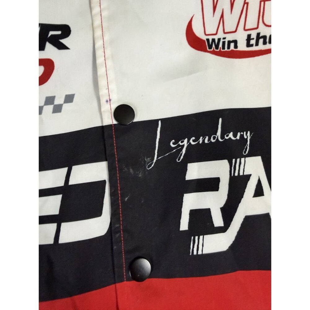 Manfinity Speed Racing Jacket Red Black White Graphics Size S - Picture 7 of 11